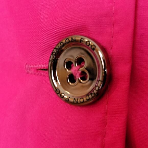 London Fog Barbie Pink Raincoat, Kid's Sz L (14-16) - Picture 2 of 10